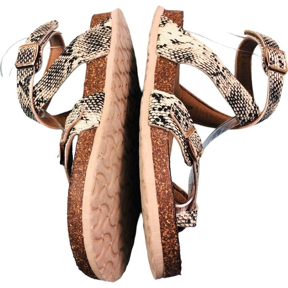 Outwoods Snakeskin Ankle Sandals - Picture 6 of 13